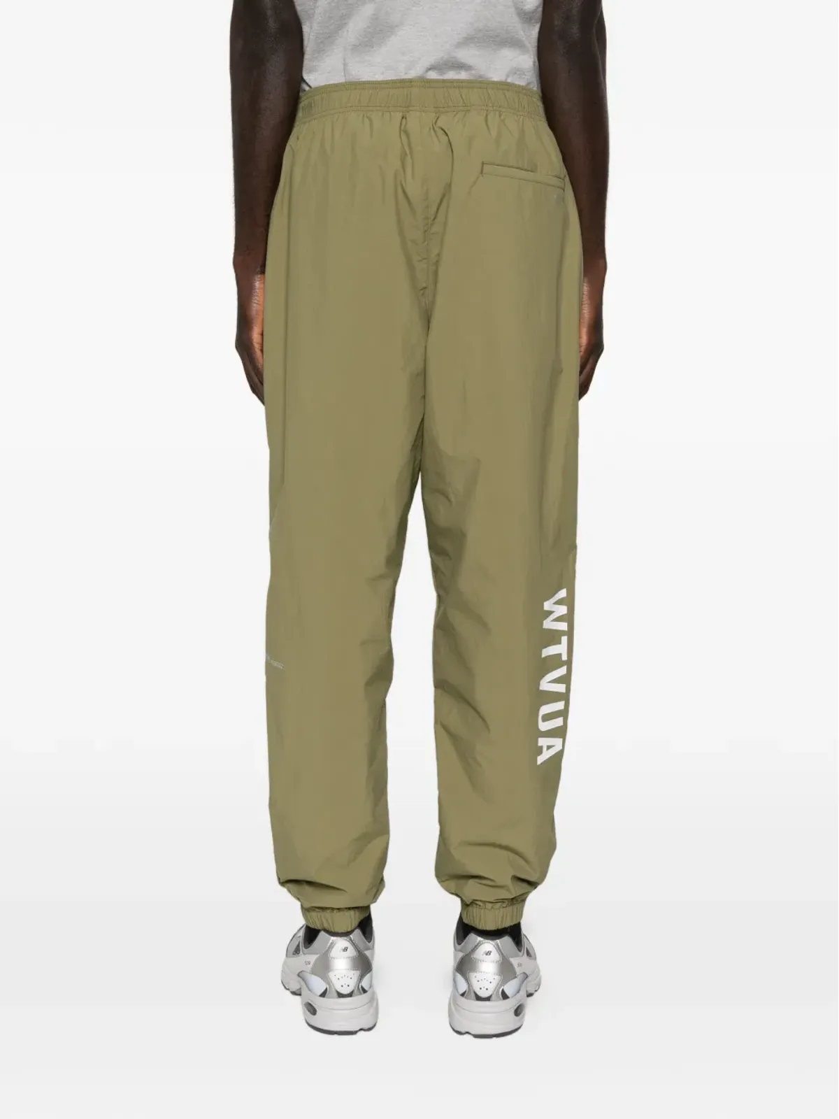 WTAPS ロゴプリント トラックパンツ - Green - 画像4