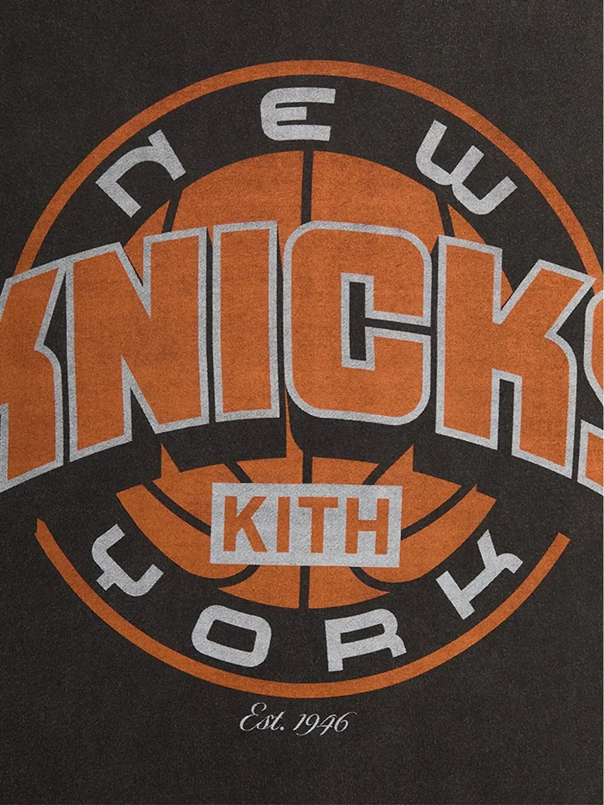 KITH x New York Knicks Showtime Vintage T-shirt - Black - 画像2