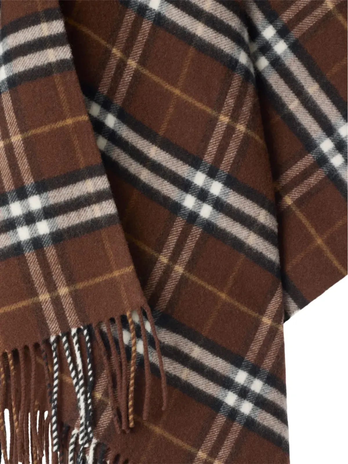 Burberry タータンチェックケープ - Brown - 画像2