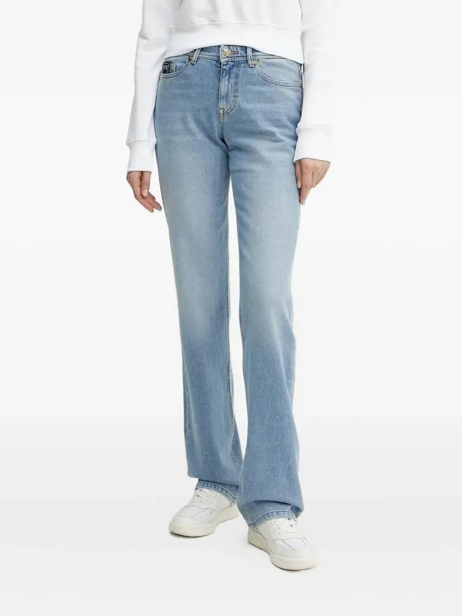 Versace Jeans Couture Versace Jeans Couture ロゴプレートジーンズ ブルーの商品画像