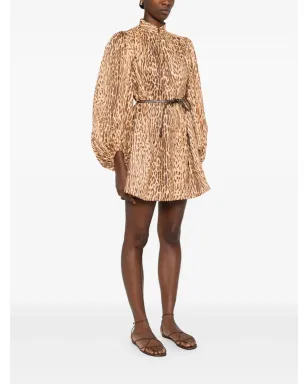 ZIMMERMANN カスケディアン レオパードプリント ミニドレス - サムネイル2