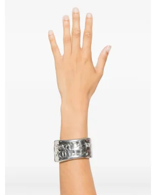 Jean Paul Gaultier 刻印ロゴ ブレスレット - Silver - サムネイル2