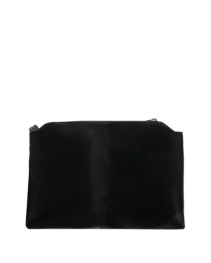 KHAITE leather crossbody bag - Black - サムネイル2