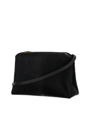 KHAITE leather crossbody bag - Black - サムネイル3