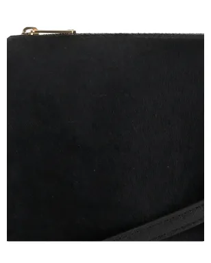 KHAITE leather crossbody bag - Black - サムネイル4