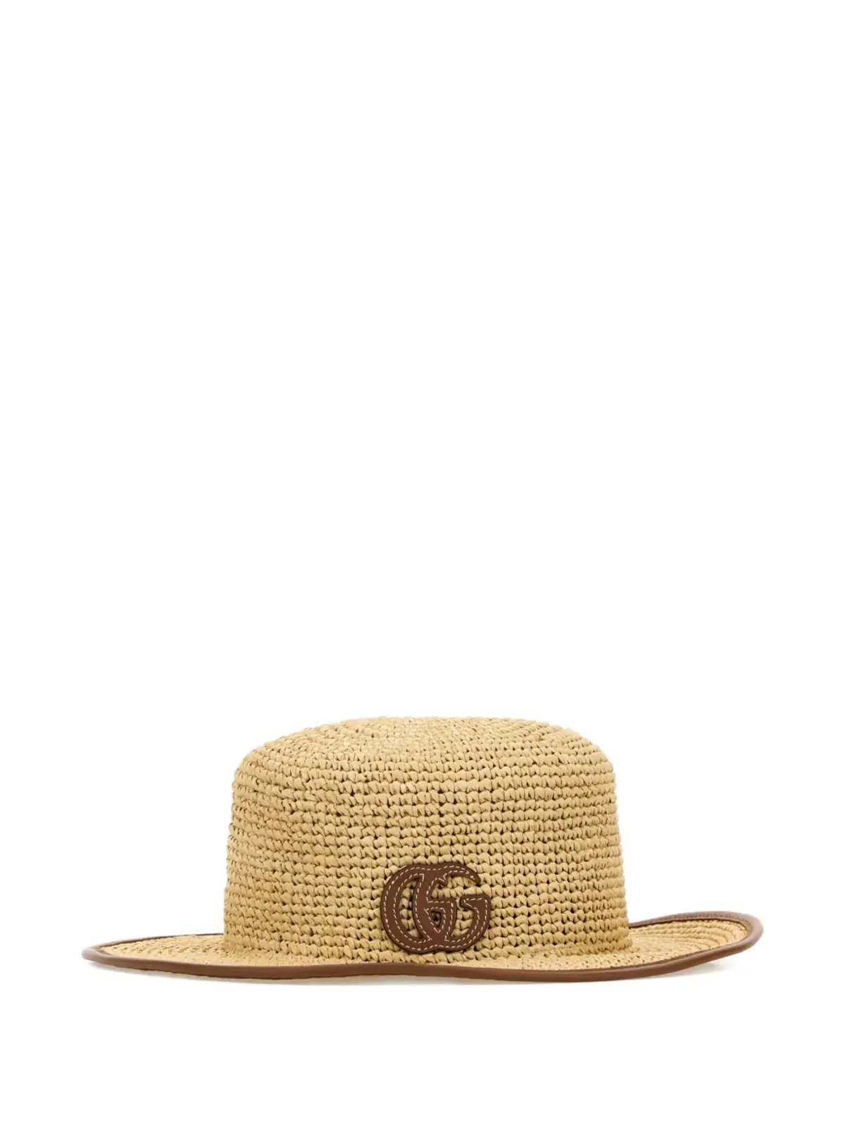 Gucci ダブルG ストローハット - 画像1