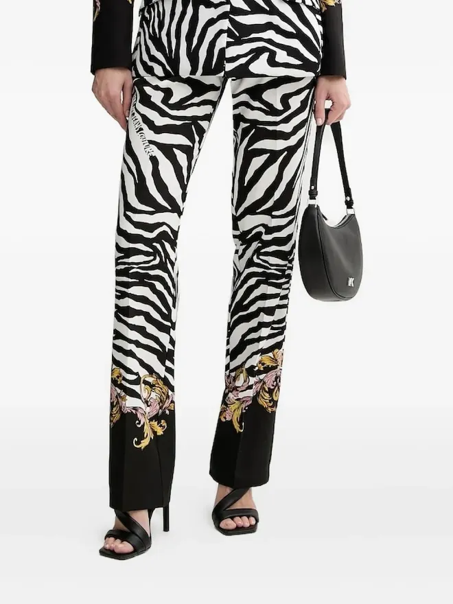 Versace Jeans Couture Versace Jeans Couture ゼブラ柄パンツの商品画像
