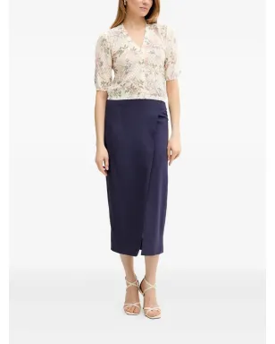 LUISA SPAGNOLI Triangolo wrap-front midi skirt - サムネイル2