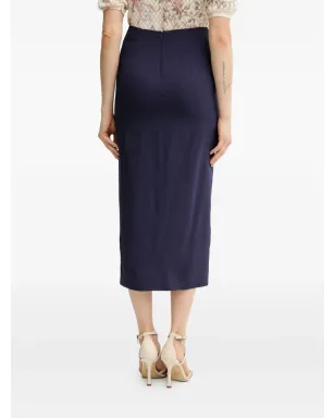 LUISA SPAGNOLI Triangolo wrap-front midi skirt - サムネイル3