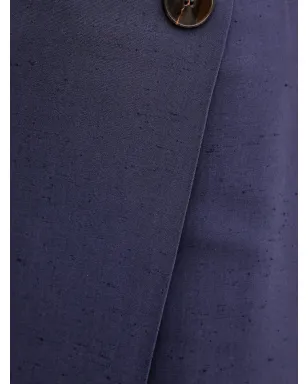 LUISA SPAGNOLI Triangolo wrap-front midi skirt - サムネイル4