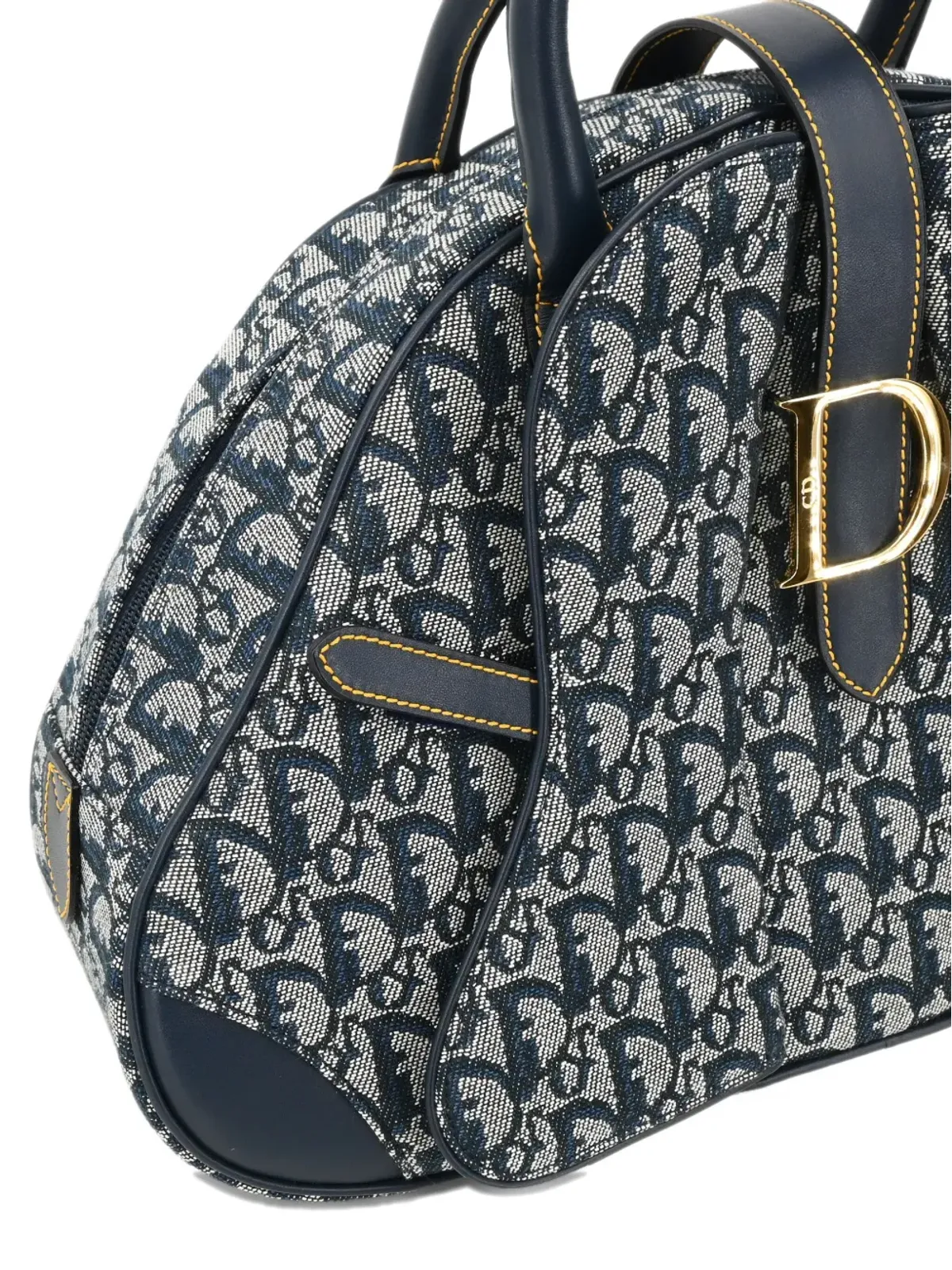 Christian Dior Pre-Owned 2001 トロッター ハンドバッグ - ブルー - 画像4