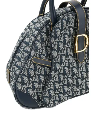 Christian Dior Pre-Owned 2001 トロッター ハンドバッグ - ブルー - サムネイル4