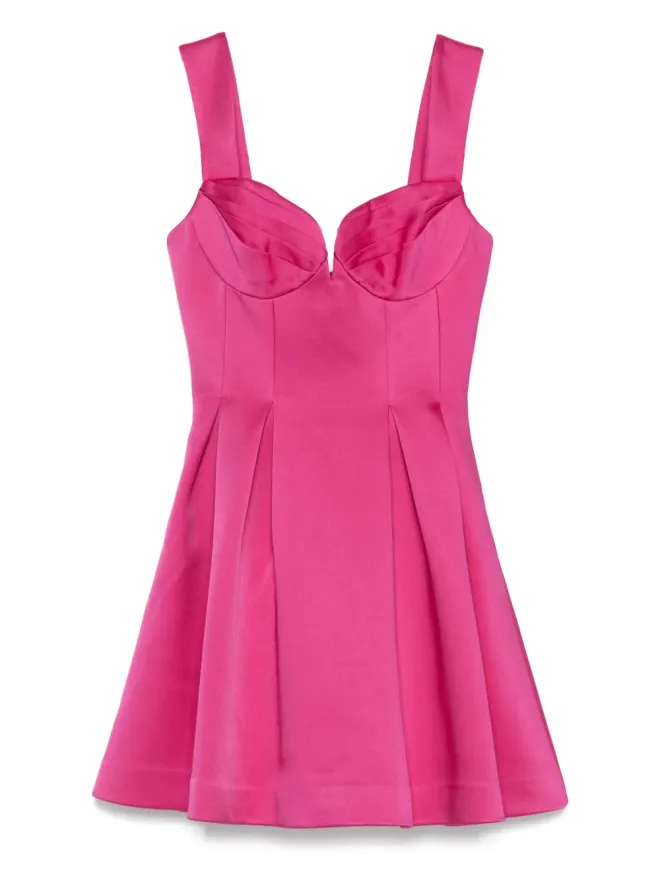 Rebecca Vallance Rebecca Vallance スウィートハートネック プリーツ ミニドレスの商品画像