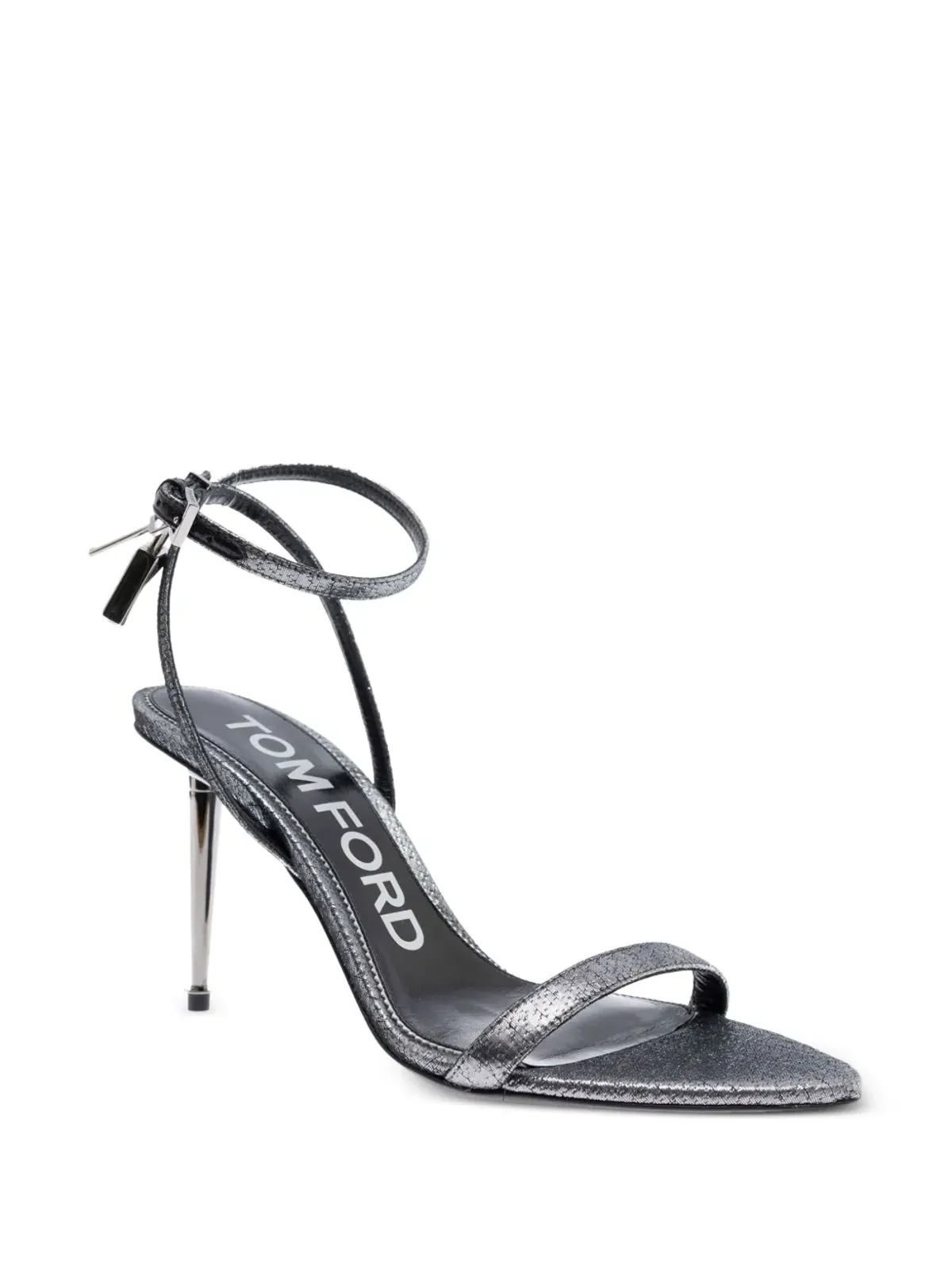 TOM FORD メタリックヒールサンダル - 画像2