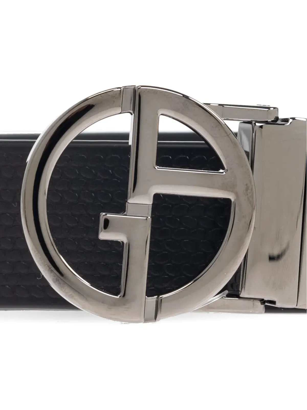Giorgio Armani ロゴバックルベルト - 画像4