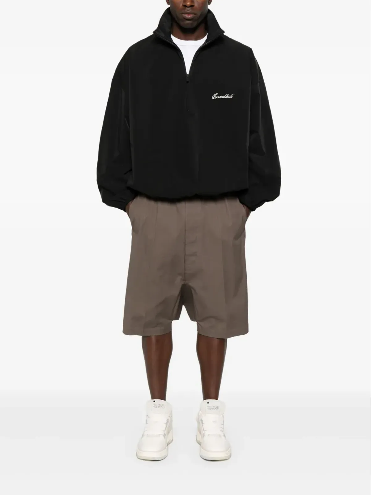 FEAR OF GOD ESSENTIALS ロゴ刺繍ジャケット - 画像2