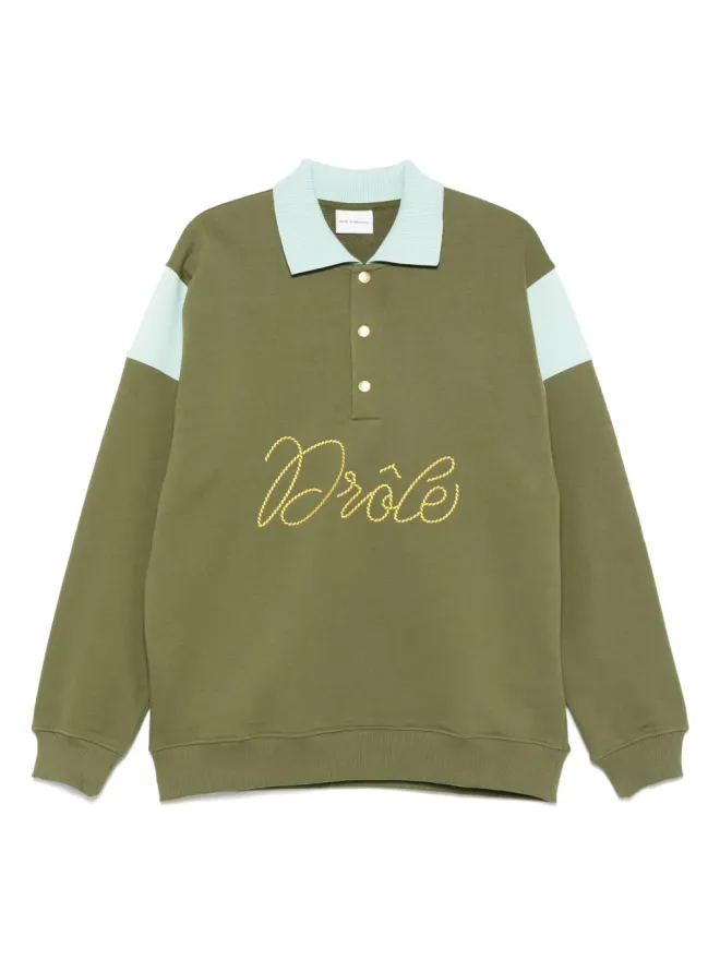 Drôle De Monsieur Drôle De Monsieur コットンポロシャツの商品画像