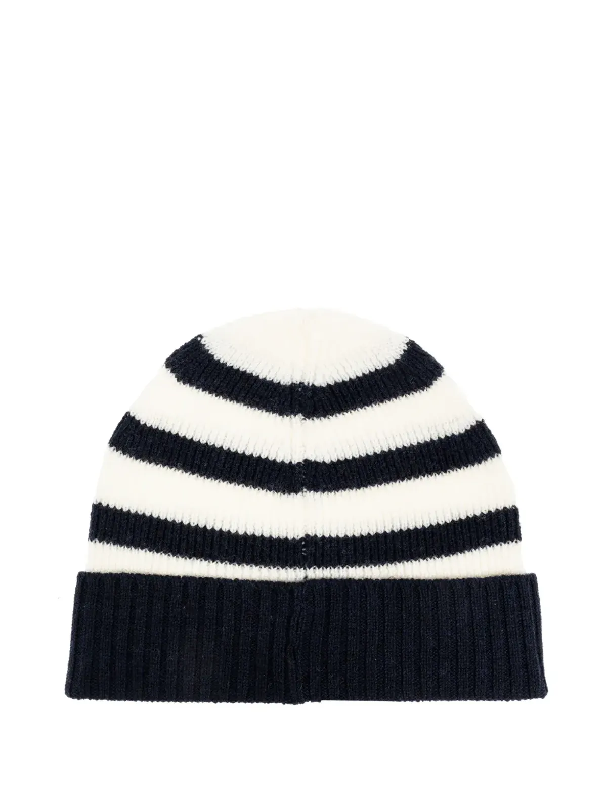 A.P.C. ストライプ柄リブ編みビーニー - White - 画像2