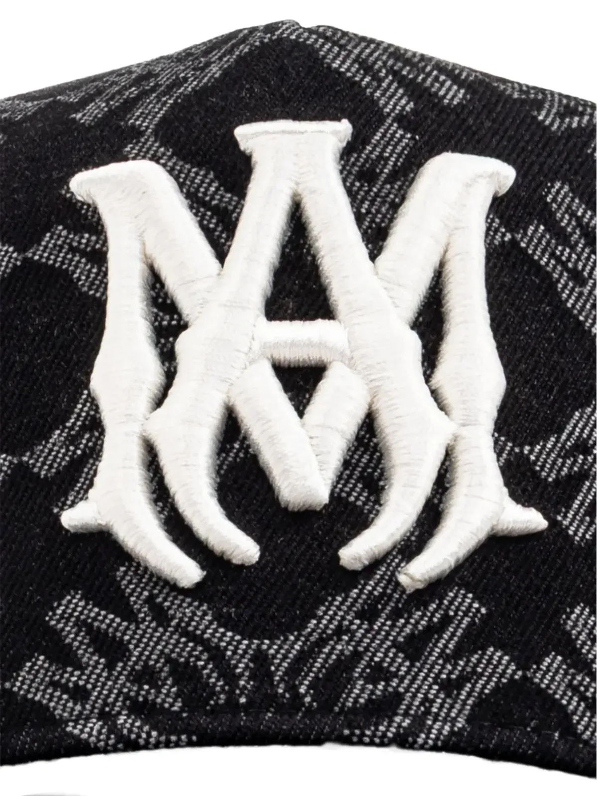 AMIRI モノグラムロゴ ベースボールキャップ ブラック - 画像3