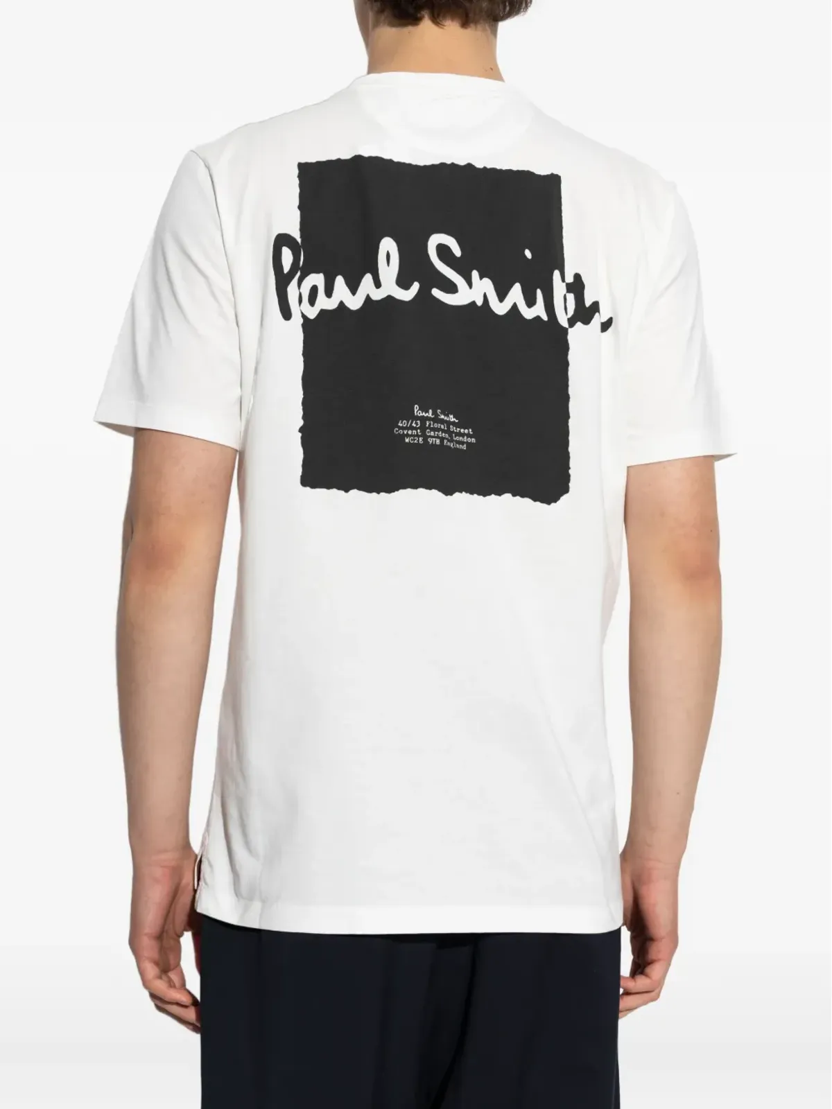 Paul Smith テキスト刺繍 クルーネック Tシャツ - 画像4