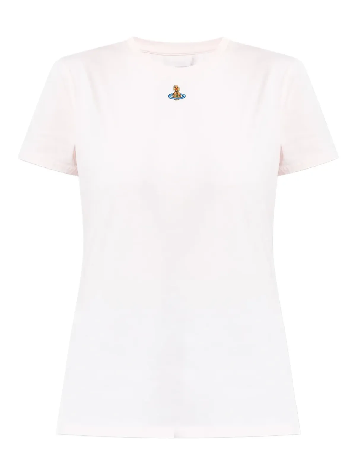 Vivienne Westwood Orb Peru 刺繍 Tシャツ - White - 画像1