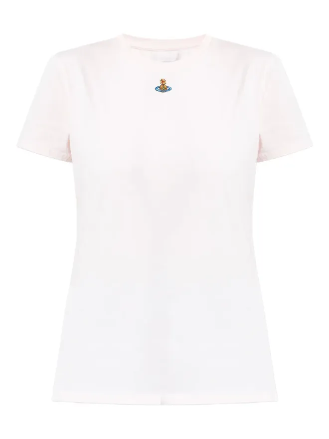 Vivienne Westwood Vivienne Westwood Orb Peru 刺繍 Tシャツ - Whiteの商品画像