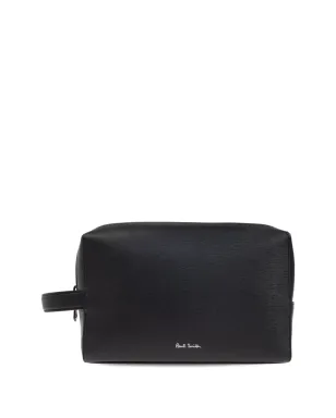 Paul Smith レザー洗面用バッグ - ブラック - サムネイル1