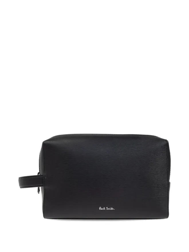 Paul Smith Paul Smith レザー洗面用バッグ - ブラックの商品画像