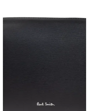 Paul Smith レザー洗面用バッグ - ブラック - サムネイル4