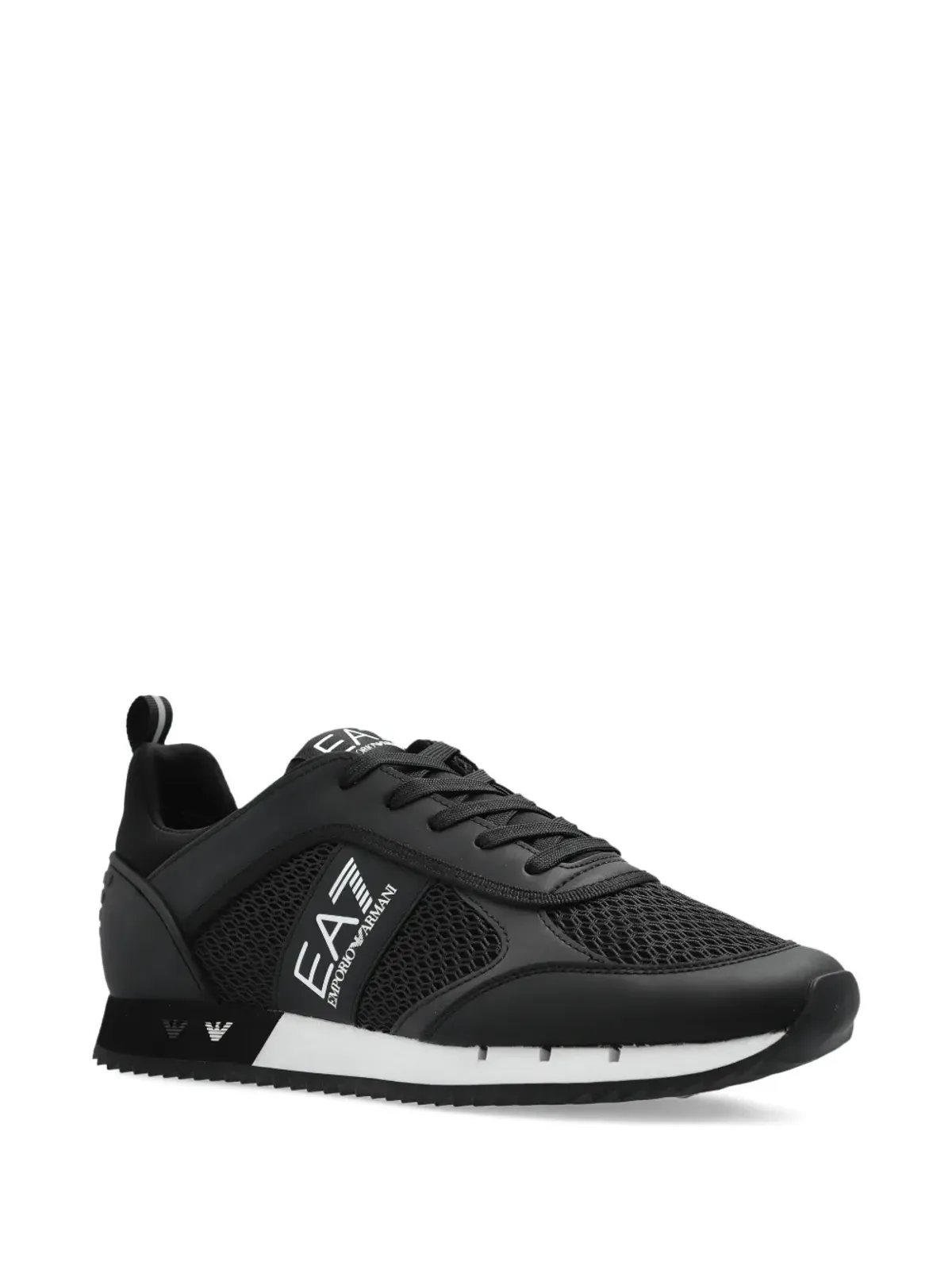 Ea7 Emporio Armani ロゴ入りレースアップスニーカー - 画像2
