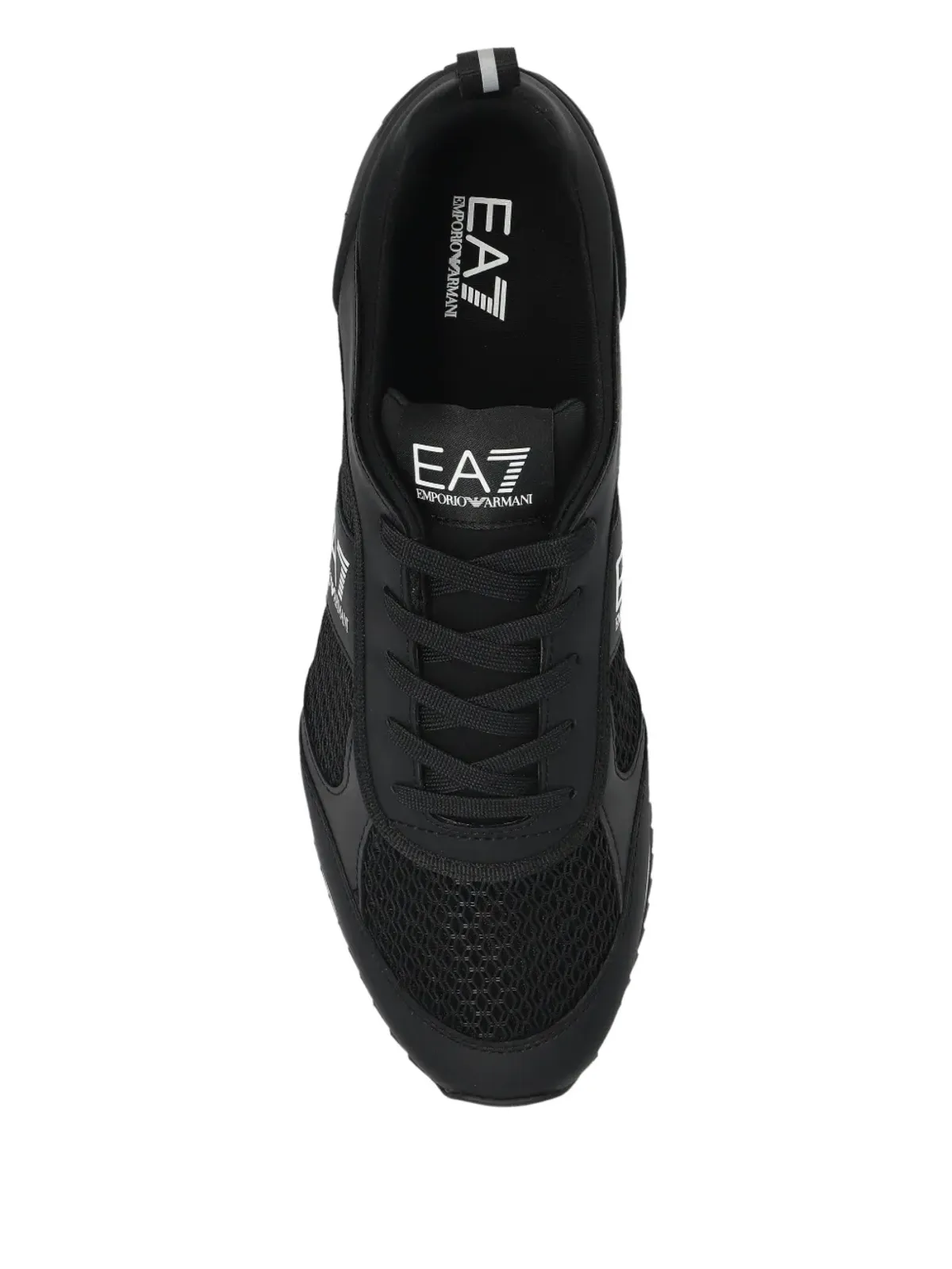 Ea7 Emporio Armani ロゴ入りレースアップスニーカー - 画像4