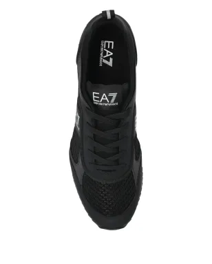 Ea7 Emporio Armani ロゴ入りレースアップスニーカー - サムネイル4