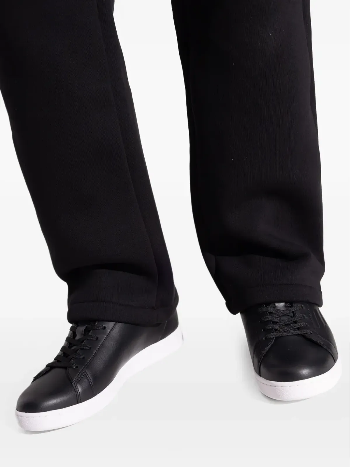Ea7 Emporio Armani ロゴ入りレザースニーカー - 画像5