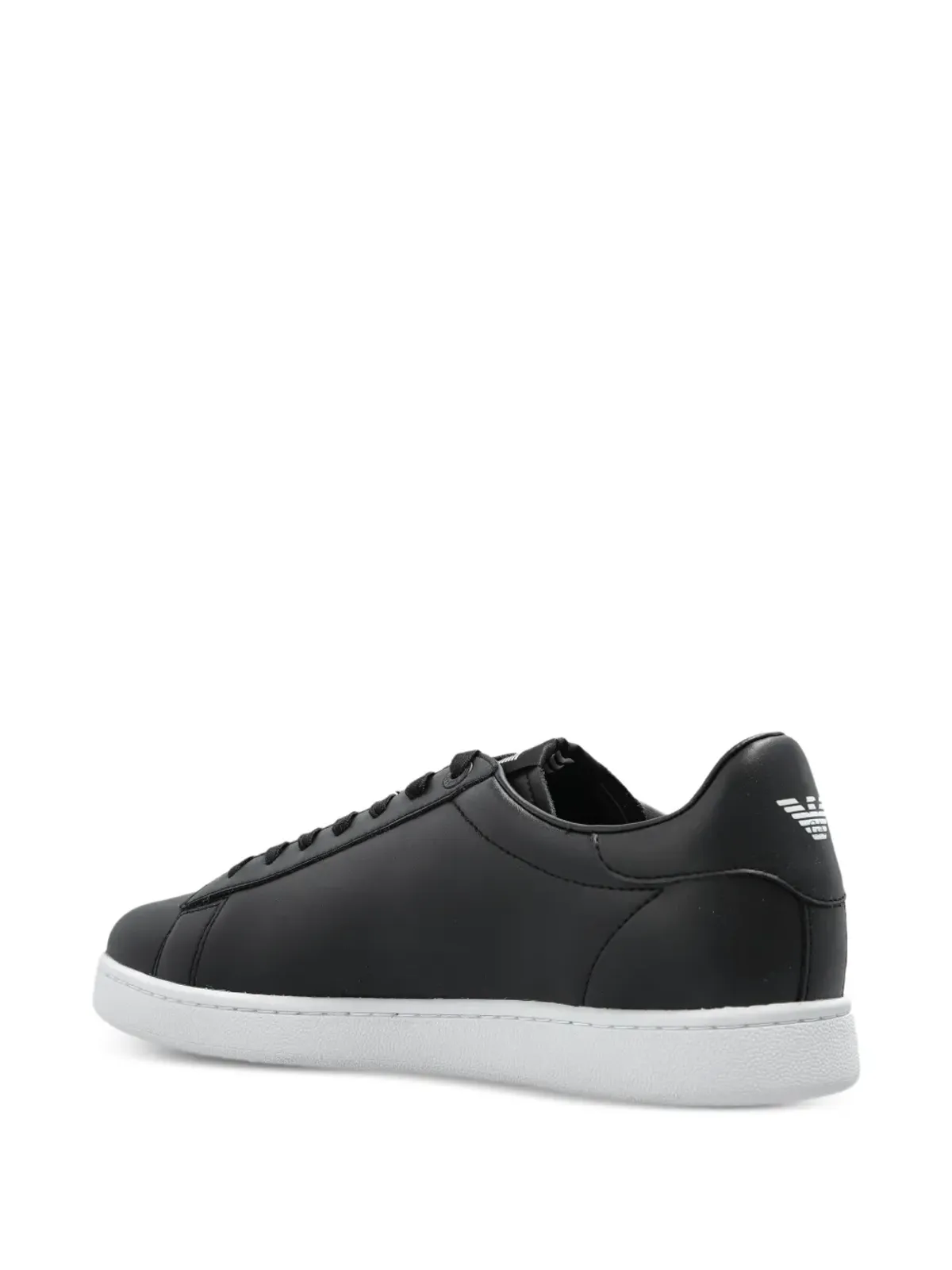 Ea7 Emporio Armani ロゴ入りレザースニーカー - 画像4