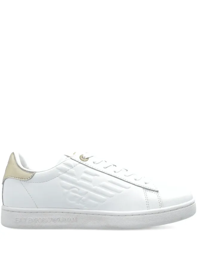 Ea7 Emporio Armani Ea7 Emporio Armani レザー スニーカー - Whiteの商品画像