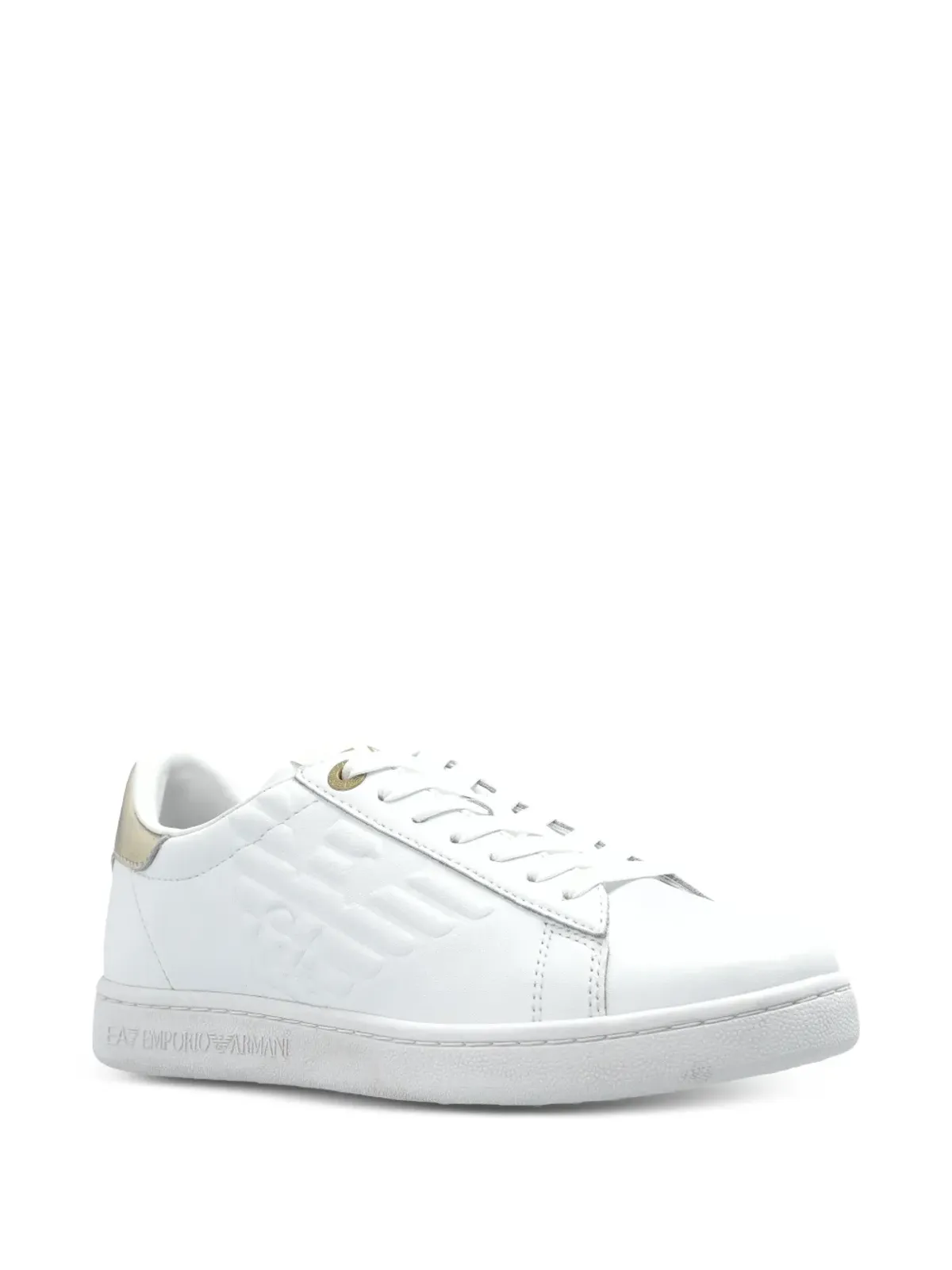 Ea7 Emporio Armani レザー スニーカー - White - 画像2