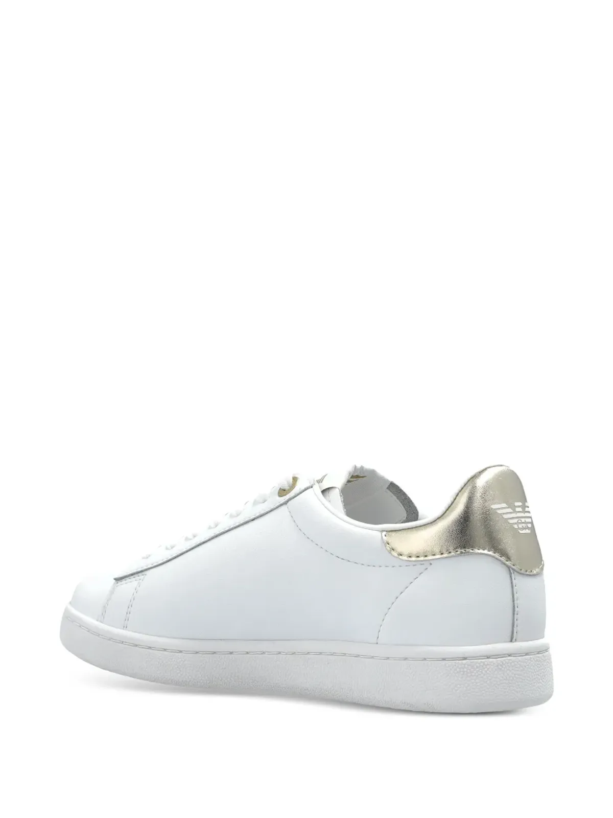 Ea7 Emporio Armani レザー スニーカー - White - 画像4
