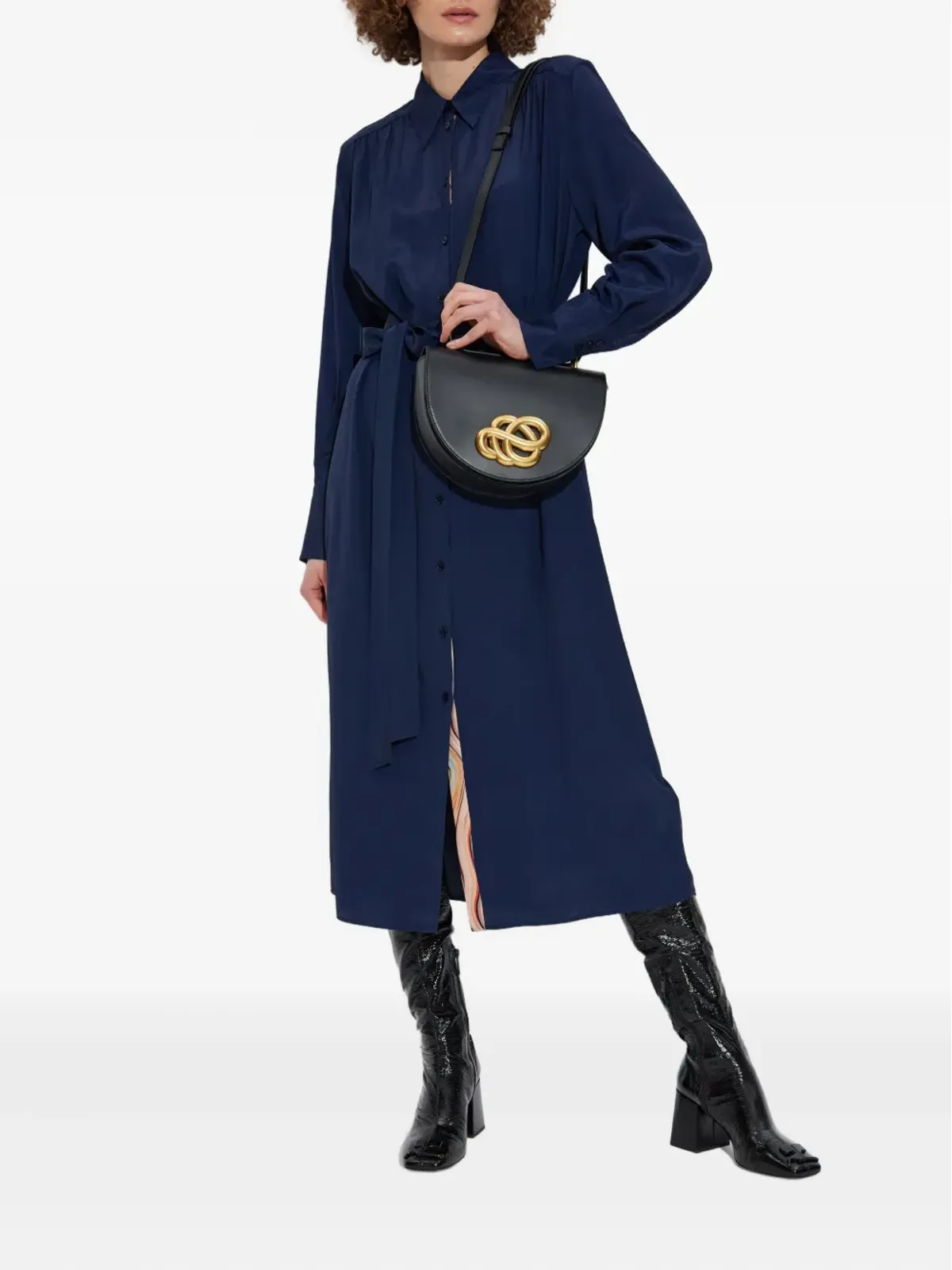 PS Paul Smith シルクベルト付きドレス - 画像5