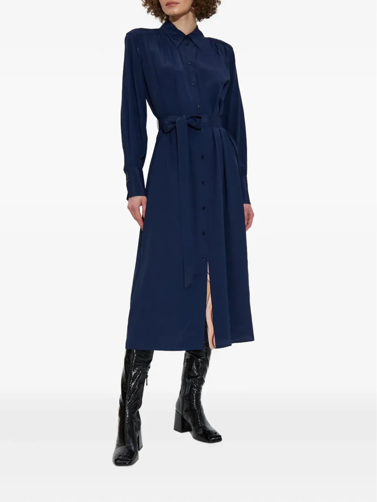 PS Paul Smith シルクベルト付きドレス - 画像2