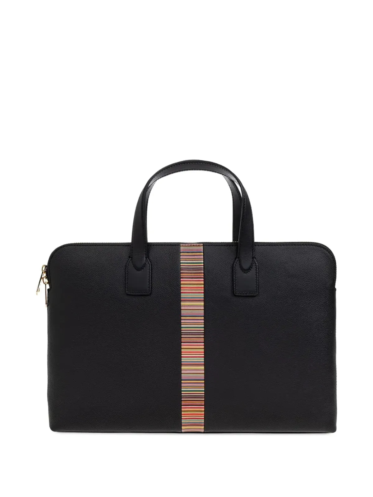 Paul Smith ストライプ柄 ラップトップバッグ ブラック - 画像3