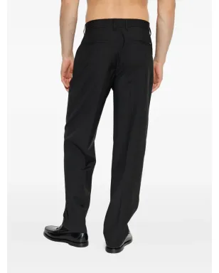 Emporio Armani ヴァージンウールのストレートレッグパンツ - サムネイル4