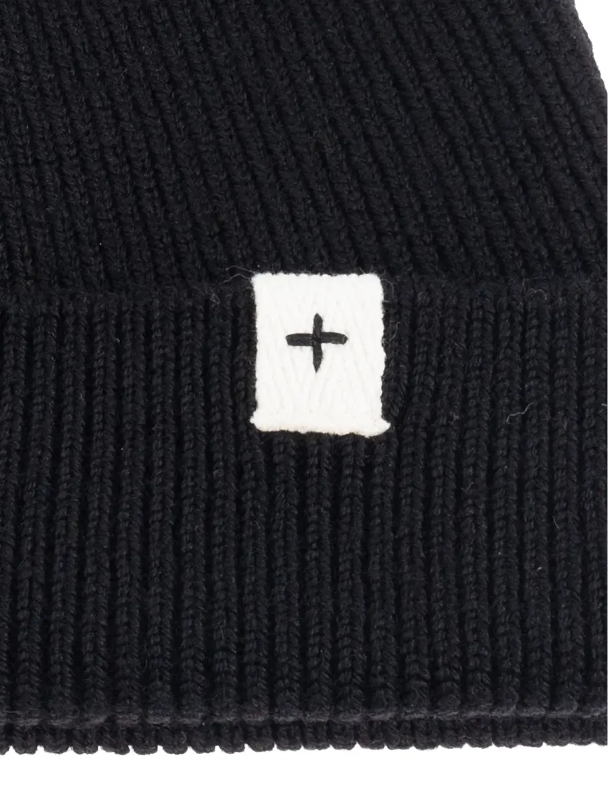 JIL SANDER+ リブ編みロゴビーニー帽 - 画像3