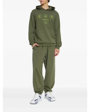 Ea7 Emporio Armani ロゴプリント フーディ - サムネイル2