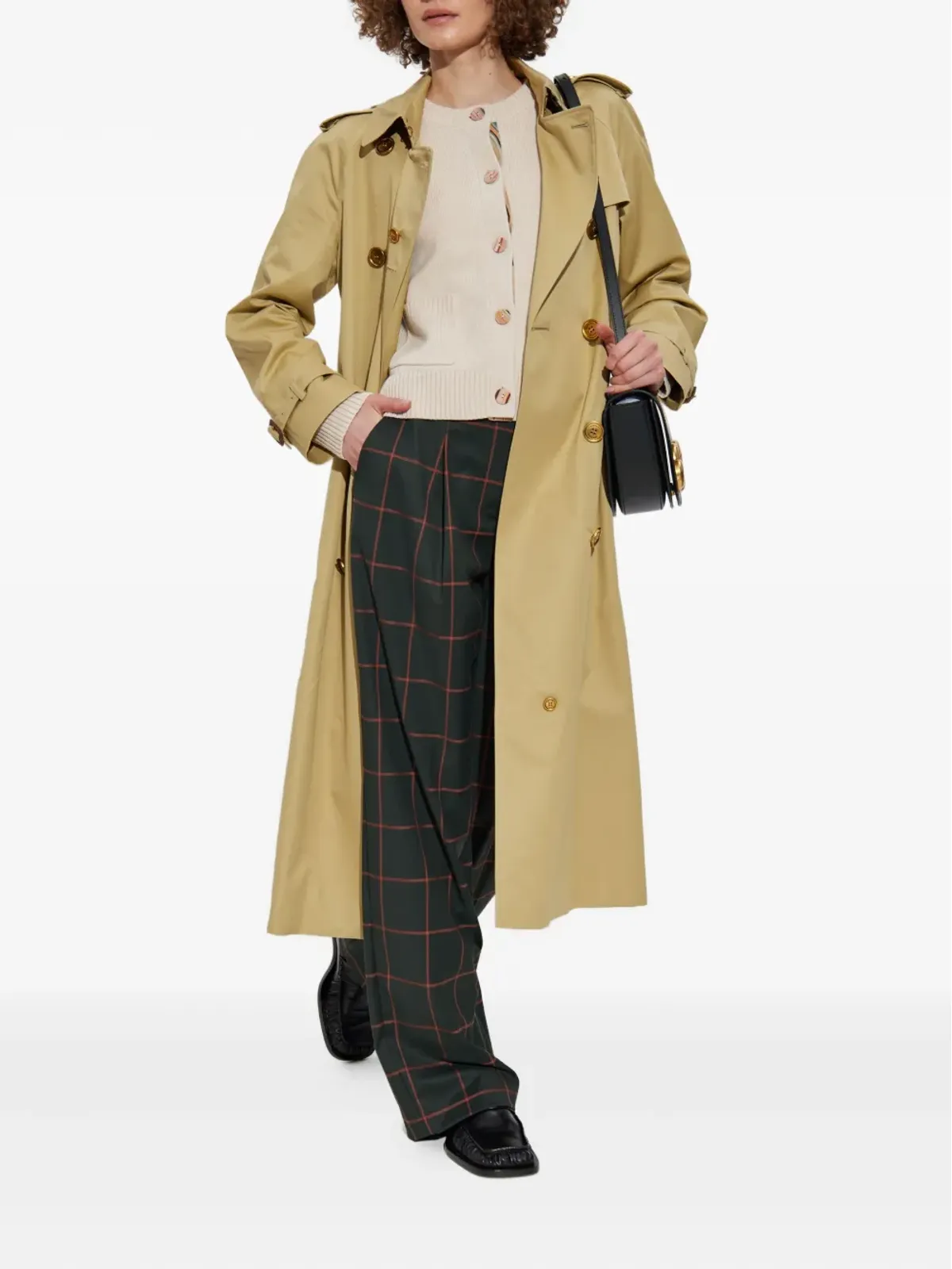PS Paul Smith ボタンフロント編みニットカーディガン - ベージュ系 - 画像2