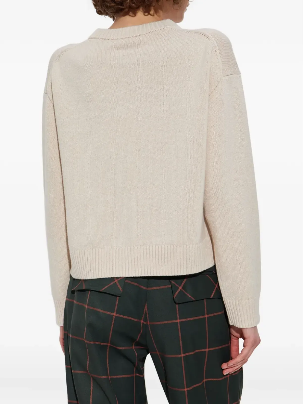 PS Paul Smith ボタンフロント編みニットカーディガン - ベージュ系 - 画像4