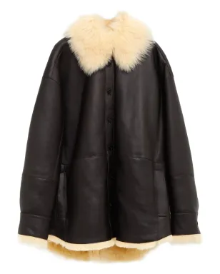 Acne Studios ファー襟ジャケット - サムネイル1