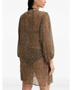Michael Michael Kors レオパード柄ボタンブラウス - サムネイル2