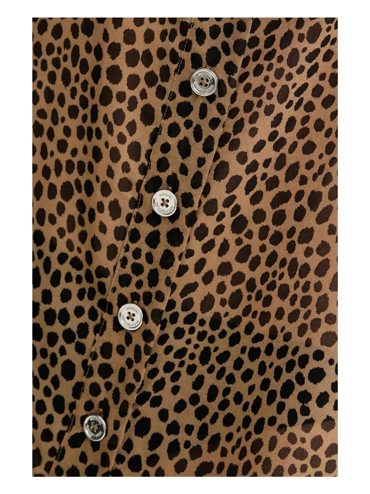 Michael Michael Kors レオパード柄ボタンブラウス - 画像4