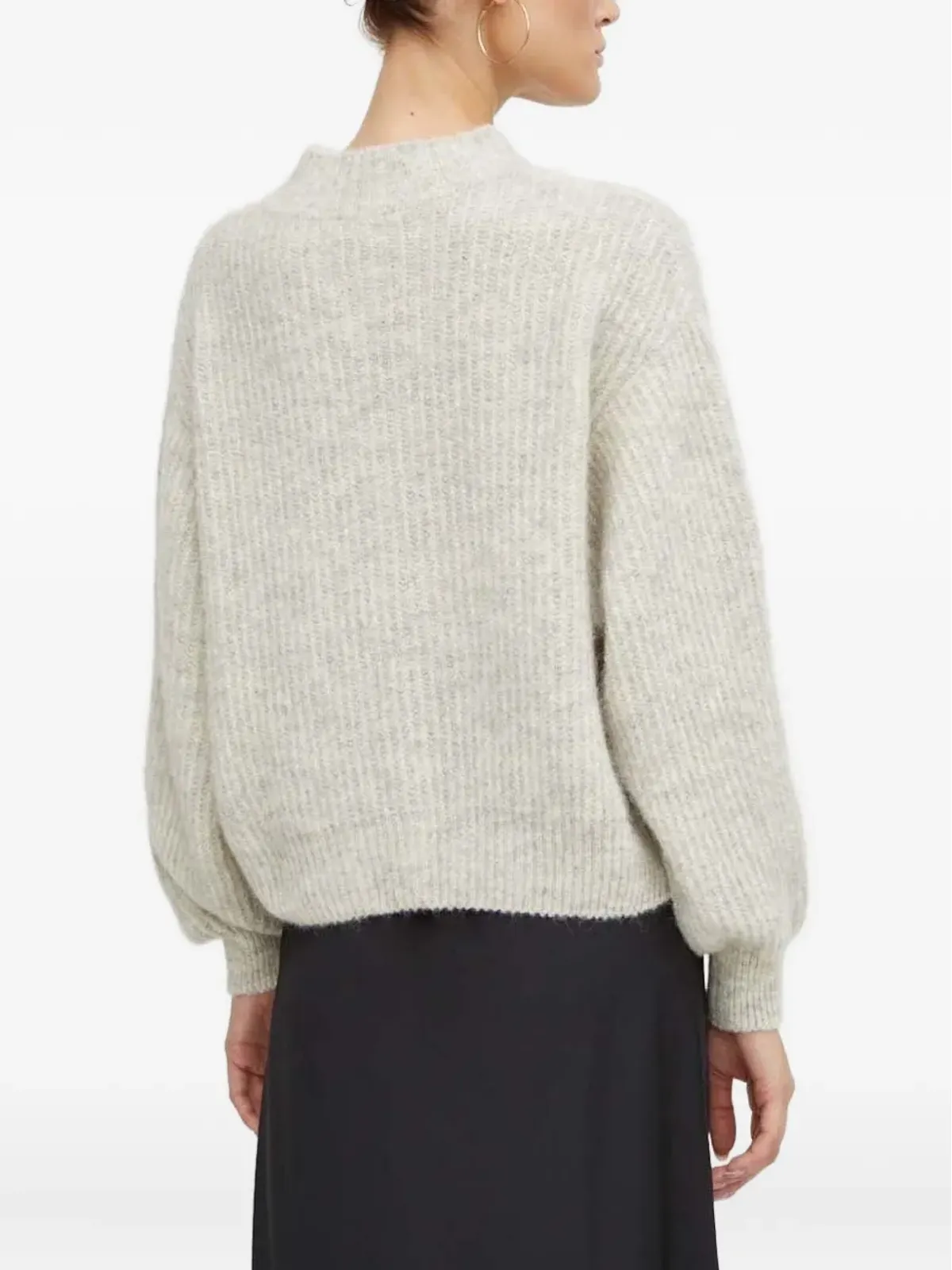 American Vintage East ribbed balloon-sleeve jumper - 画像3