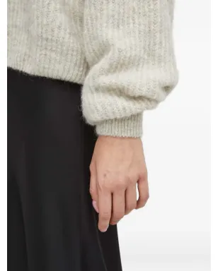 American Vintage East ribbed balloon-sleeve jumper - サムネイル4